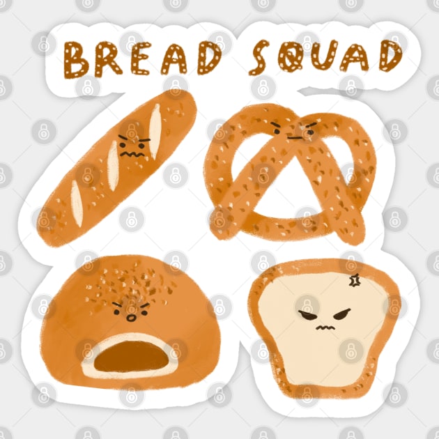 Bread squad Sticker by summerheart